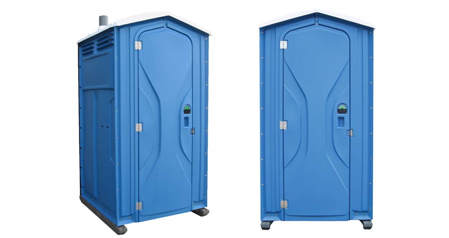 Long-term porta potty units on site in Crossville, Tennessee